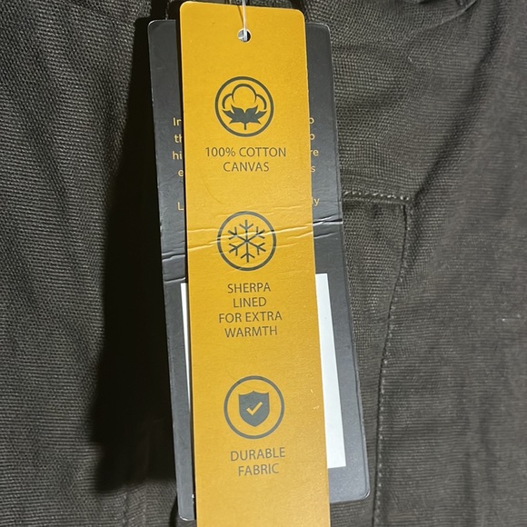 Lee Men’s Workwear Hooded Sherpa Lined Jacket Size Large NWT - Picture 5 of 11